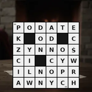 Hasło krzyżówkowe rodzaj podatku któremu podlegają np umowa sprzedaży umowa pożyczki umowa darowizny - podatek od czynności cywilnoprawnych – rozwiązanie, synonimy, podpowiedzi i definicje krzyżówkowe